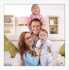 Cornice 20X20 in Colore Bianco