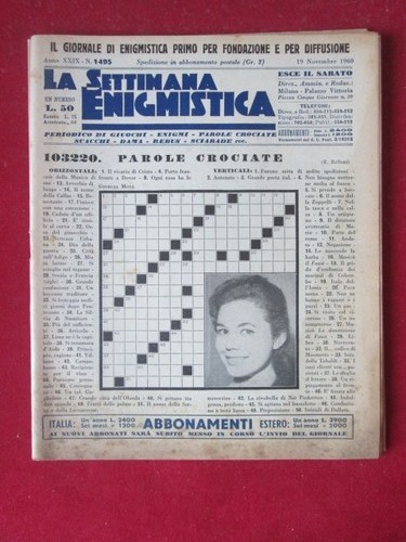 Settimana enigmistica 1495 - enigmistica,