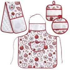 Set cucina Natalizio Cuori di