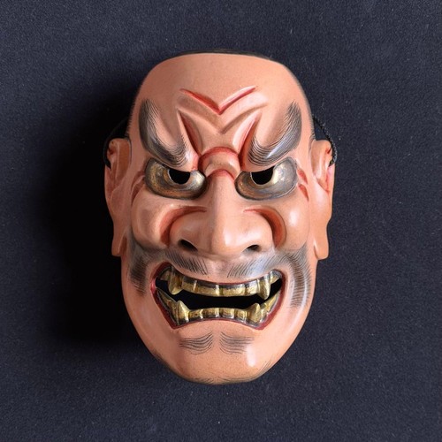 Autentica maschera hinoki noh - autentica,