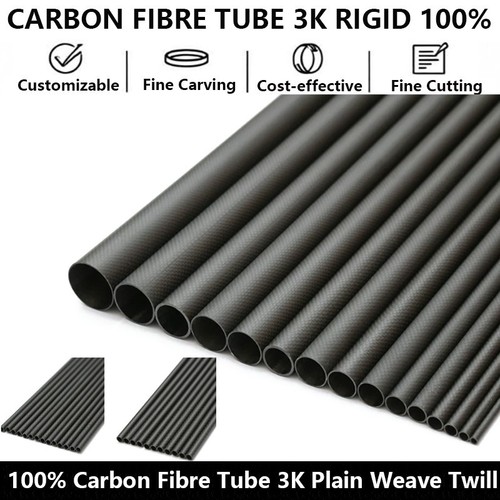 Tubo fibra carbonio 3k - di,