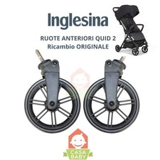 Inglesina Quid 2 Ruote Anteriori Modelli dal 2021 NO QUID Coppia 2 Ruote Origina