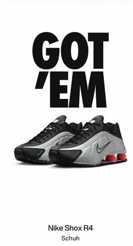 Nike shox taglia 5 nero - r4,