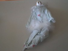 BAMBOLA PIERROT ? IN PORCELLANA - VINTAGE ANNI '80