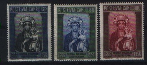Vaticano 1956 madonna nera - vaticano,
