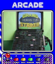Scheda PCB jamma  " GRAND STRIKER " Originale HUMAN  per Arcade Videogiochi