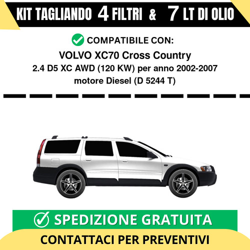 Tagliando per volvo - per, cross