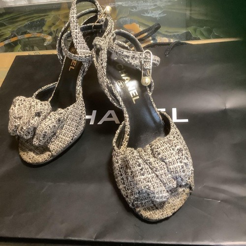 Chanel sandali donna tweed - sandali,