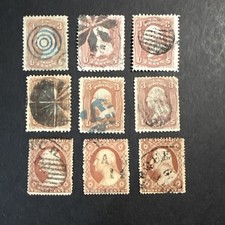 Grande gruppo di francobolli del 1800 con un #26A incluso.