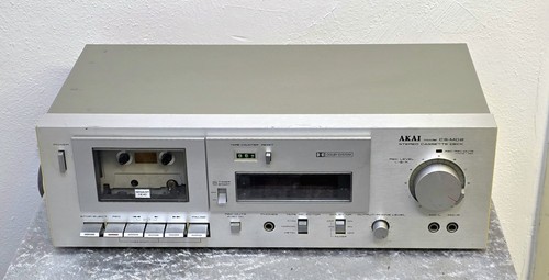 Cassette deck stereo akai - cassette,