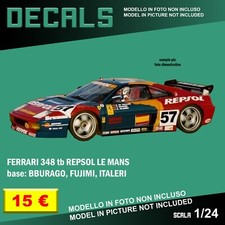 DECALS repro Ferrari 348 tb