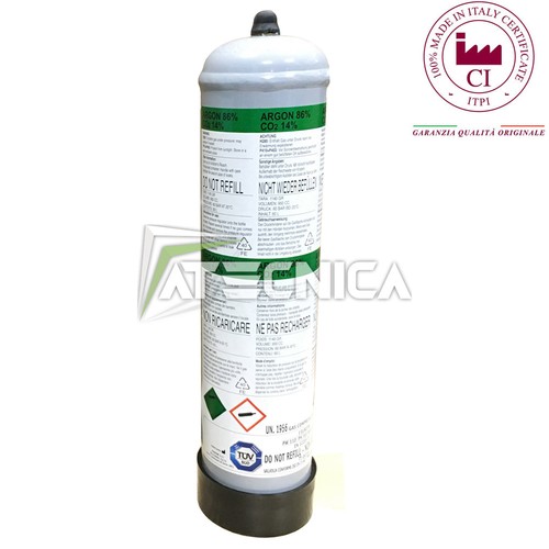Bombola gas miscela argon - di,