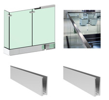 Ganzglasgeländer Alluminio