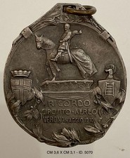 VERONA CIRCUITO AEREO MAGGIO 1910 MEDAGLIA LIBERTY PIONIERI DELL’AERONAUTICA