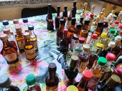Bottiglie mignon liquore - bottiglie,