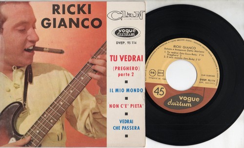 Ricky gianco rarissimo disco - gianco,
