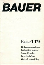 Bauer 170 manuale di - -,