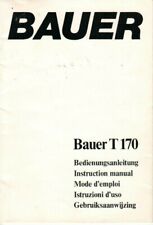 BAUER - T 170 - Manuale di