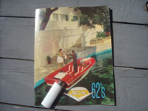 1962 vintage glastron brochure - glastron,