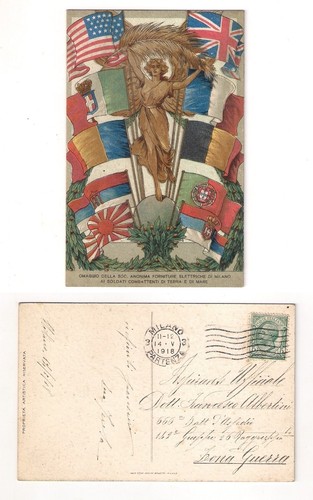 Cartolina omaggio soc - cartolina, soc.