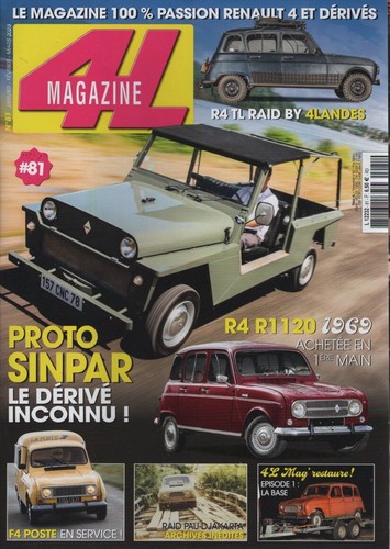 Magazine renault 4 4x4 - renault,