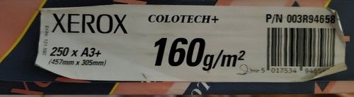 Xerox colotech 160gsm a3 - +, a3+
