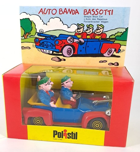 Polistil auto banda bassotti - auto,