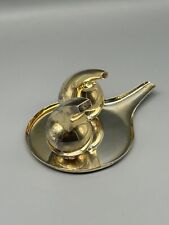 SET SALE E PEPE CON VASSOIETTO ARGENTO LAVORAZIONE A MANO VINTAGE CON CUSTODIA