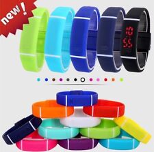 Orologio LED Unisex Sportivo Silicone Duro, REGOLABILE