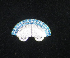DUETTO VINTAGE CORO BLU STRASS