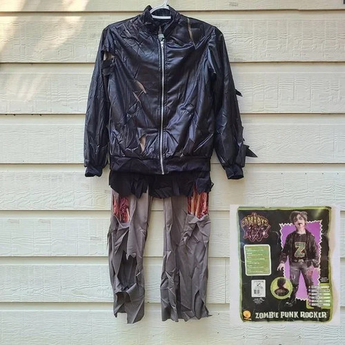 Zombie punk rocker costume - zombie,