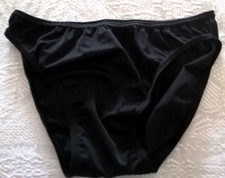 SPLENDIDO  COSTUME MARE LYCRA UOMO SLIP RAGAZZO NERO Lucido sc.Altri  TG.46 Nvo