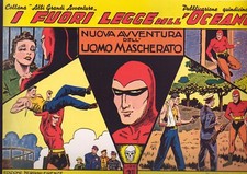 LOTTO 8 FUMETTI L'UOMO MASCHERATO 1937/38 ANASTATICA NERBINI EDITORE FIRENZE