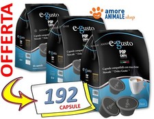 192 Capsule → POP Caffè E-GUSTO DECA, Decaffeinato Compat. Nescafè Dolce e Gusto