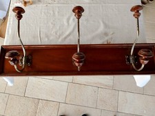 attaccapanni da parete; tre appandini originali; anni 1950, supporto  rifatto