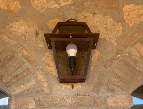 Lampione lanterna acciaio - lampione, inox