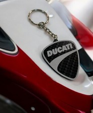 Portachiavi Carbon logo Ducati Corse moto accessori