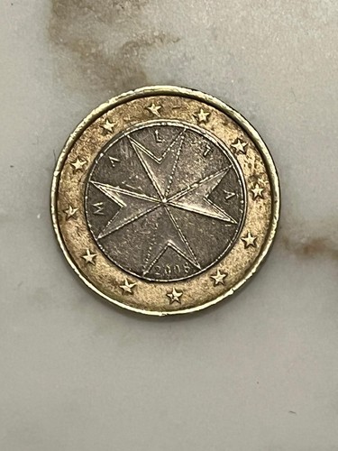 Moneta rara euro malta - , 1