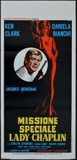locandina  MISSIONE SPECIALE LADY CHAPLIN KEN CLARK DANIELA  BIANCHI SPIONAGGIO