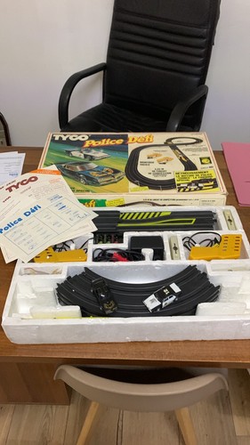 Pista slot car tyco police - slot,
