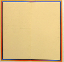 Jorrit Tornquist 1975 invitation ephemera Roma Citterio Christo  Lewitt