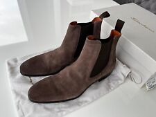 ***Stivaletti Santoni fatti a mano, taglia 9/43 mai indossati, confezione originale***