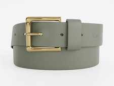 Cintura Levi's da uomo in pelle bovina pieno fiore al 100% ~ Olive Heritage