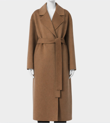 Cappotto lungo avvolgente - , s'