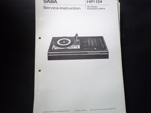 Manuale servizio originale - servizio,
