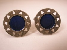 Gemelli argento sterling blu - gemelli,