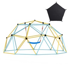 VEVOR Cupola da Arrampicata Geometrica da Gioco 305 cm con Altalena Amaca
