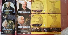 Commissario Montalbano / Agatha Christie (Poirot) 4 Dvd ottimo stato. Testati.