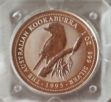 AUSTRALIA  - 1 DOLLARO ARGENTO ( SILVER DOLLAR ) KOOKABURRA ANNO 1995 - 1 OZ 999
