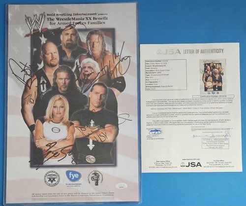 Poster firmato wwe steve - poster,